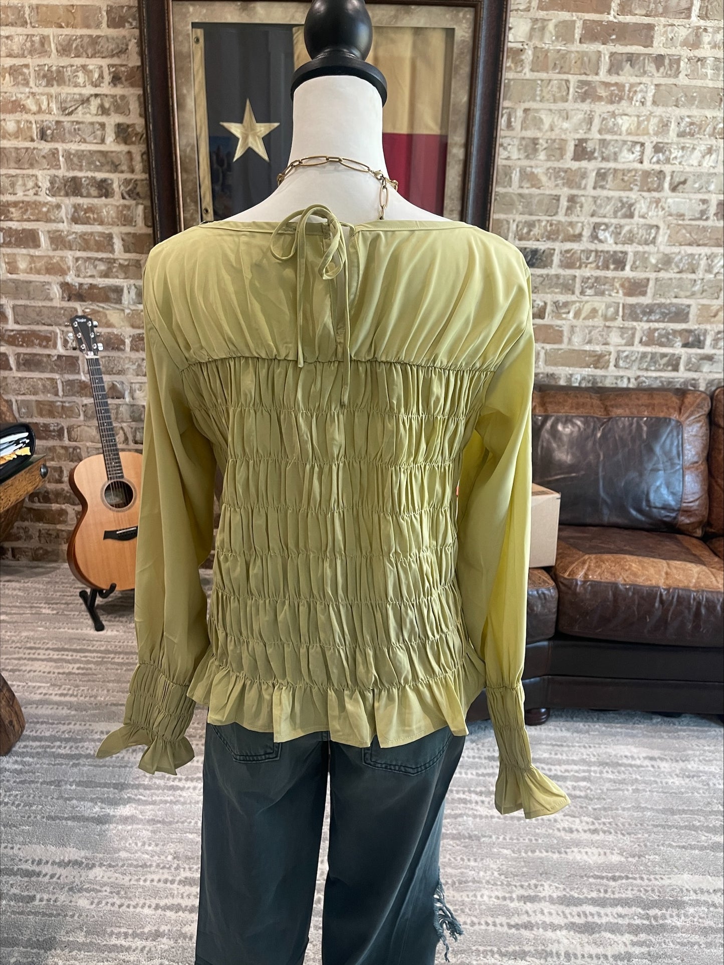 Luminous Lime Blouse